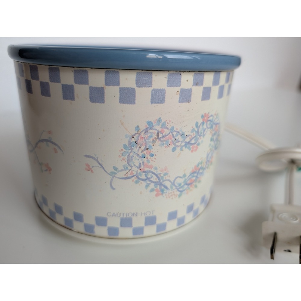 MINI Rival Potpourri Crock Model 3206/1 Cottagecore Granny Era VTG Heart Pattern - Picture 5 of 9